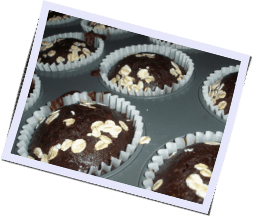 Chocolate Oatmeal Muffins