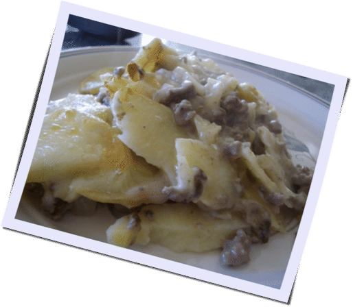 Potato and Hamburger Casserole
